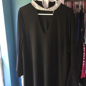 Black cocktail dress